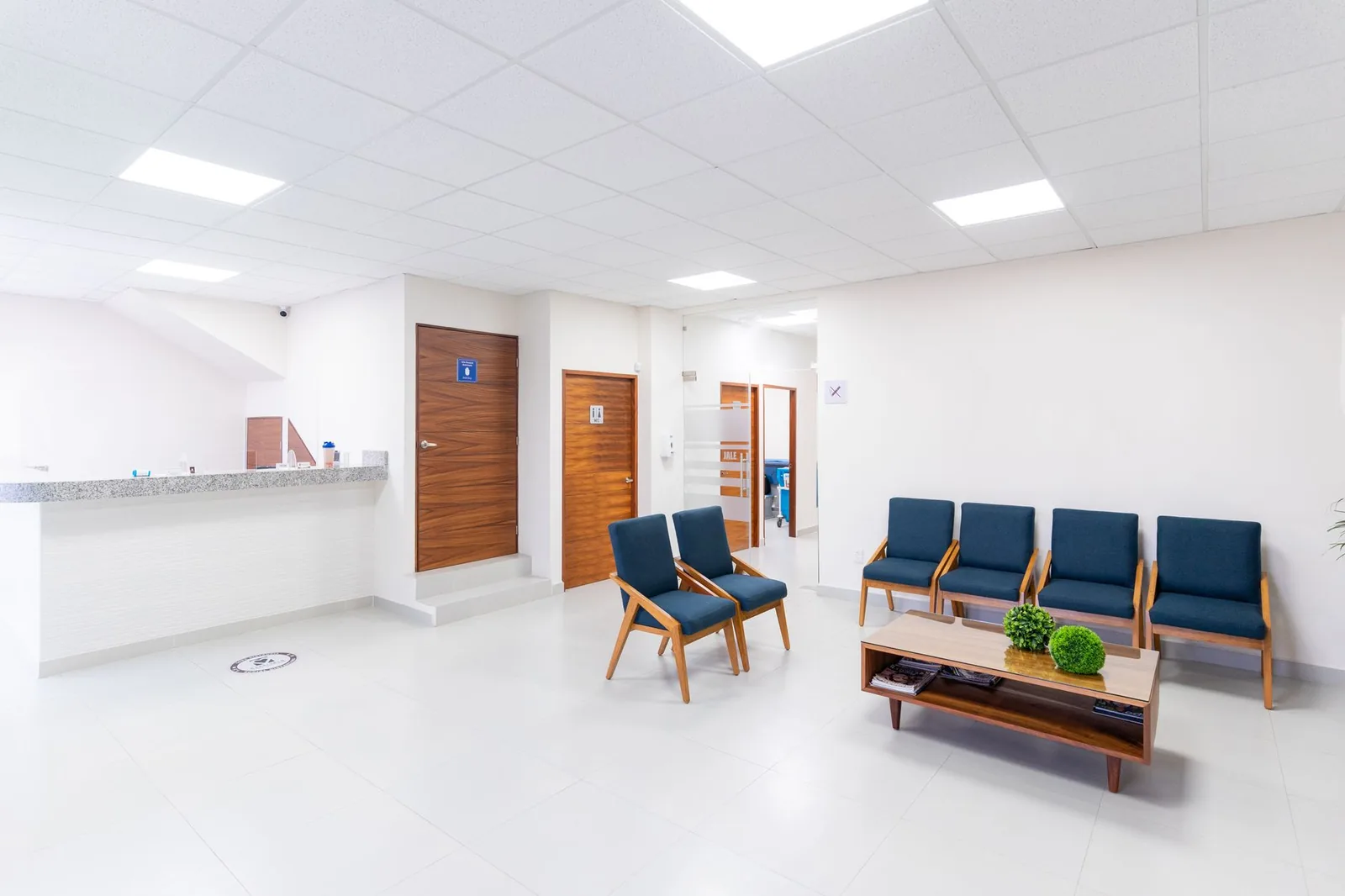 The bright, calm interior of Kapoor Family Clinic